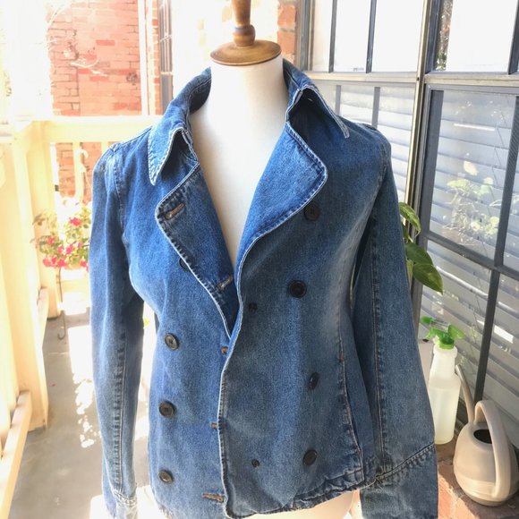 QPD Denim Beautiful Blue Jean Jacket/Blazer - Picture 2 of 7